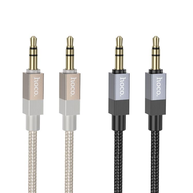 hoco UPA32 3.5mm to 3.5mm Male Clever AUX Audio Cable, Length:1m