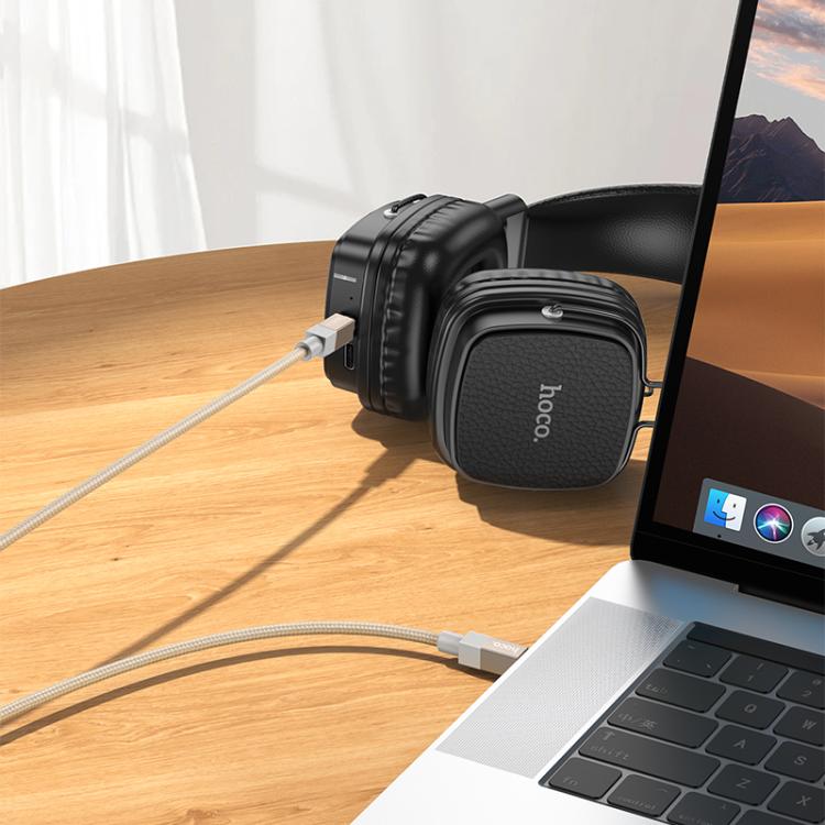 hoco UPA32 3.5mm to 3.5mm Male Clever AUX Audio Cable, Length:1m