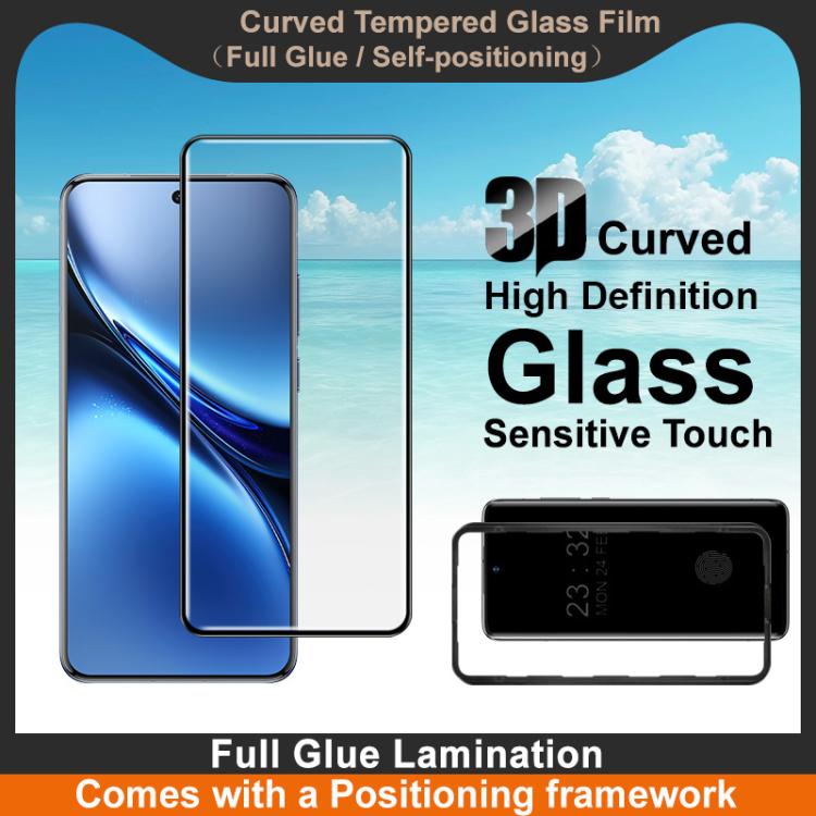 For vivo X200 / S20 Pro imak 3D Curved Tempered Glass Film, Full Glue Positioning Version