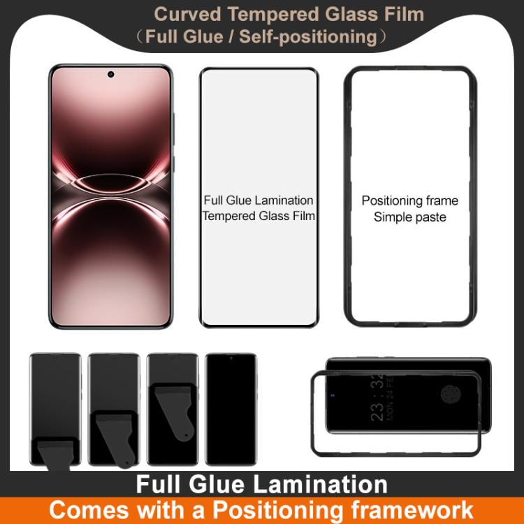 For vivo X200 Ultra 5G imak 3D Curved Tempered Glass Film, Full Glue Positioning Version
