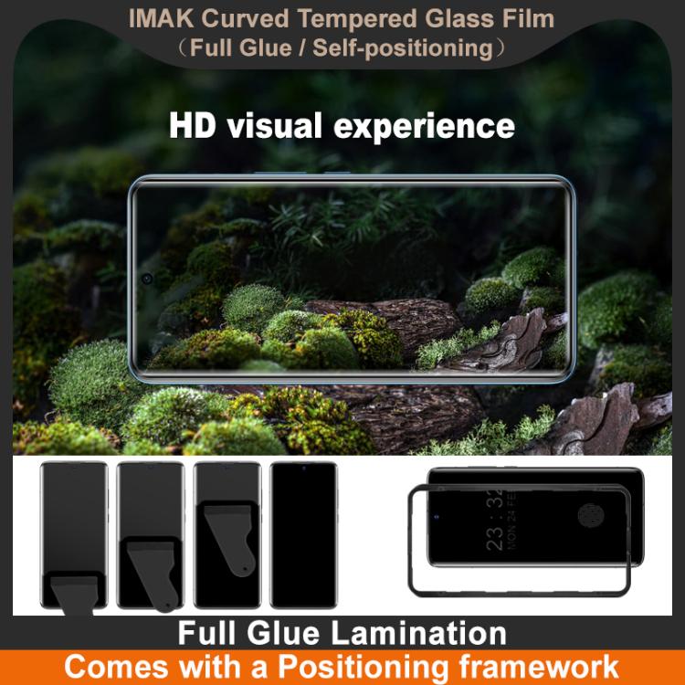 For vivo V60 5G Global imak 3D Curved Tempered Glass Film, Full Glue Positioning Version