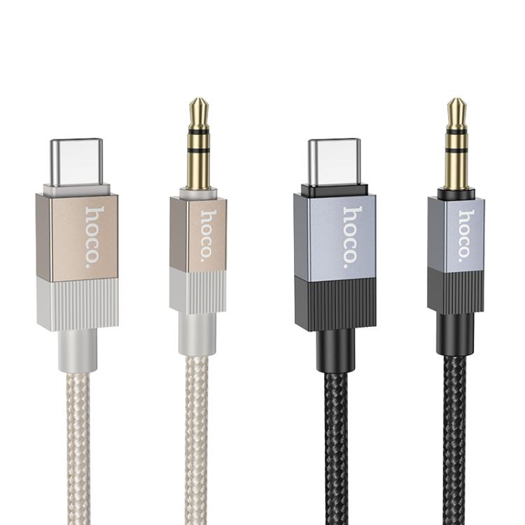 hoco UPA32B USB-C / Type-C to 3.5mm Male Clever Digital Audio Conversion Cable, Length:1m