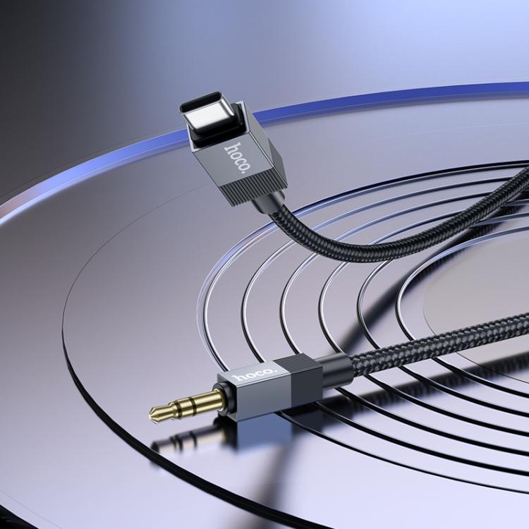hoco UPA32B USB-C / Type-C to 3.5mm Male Clever Digital Audio Conversion Cable, Length:1m