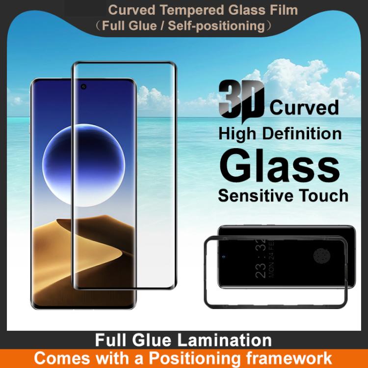 For OPPO Find X7 imak 3D Curved Tempered Glass Film, Full Glue Positioning Version