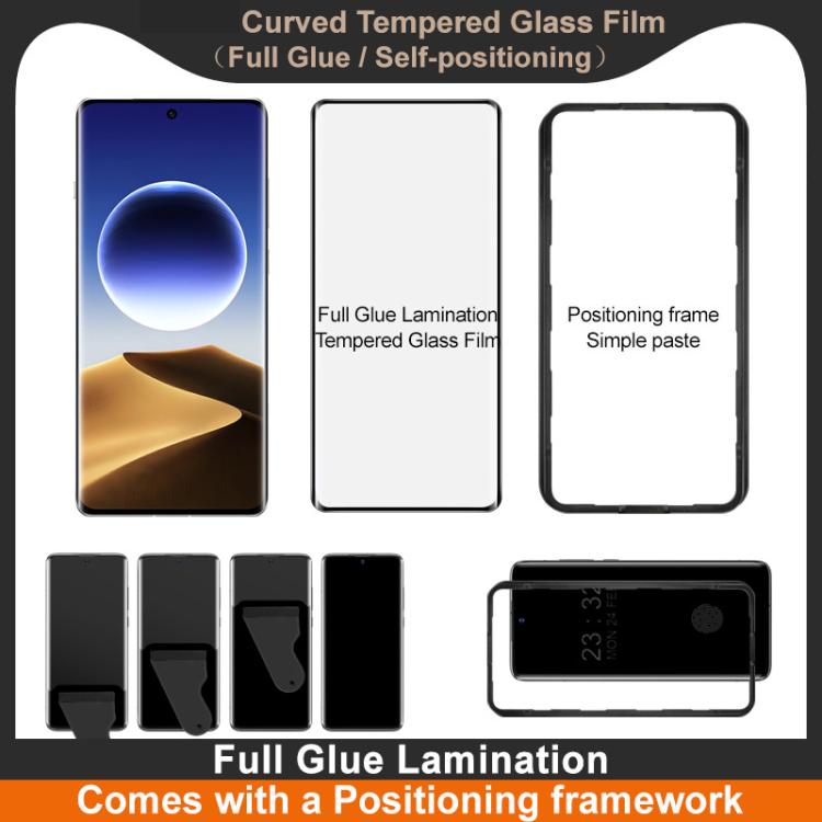 For OPPO Find X7 imak 3D Curved Tempered Glass Film, Full Glue Positioning Version
