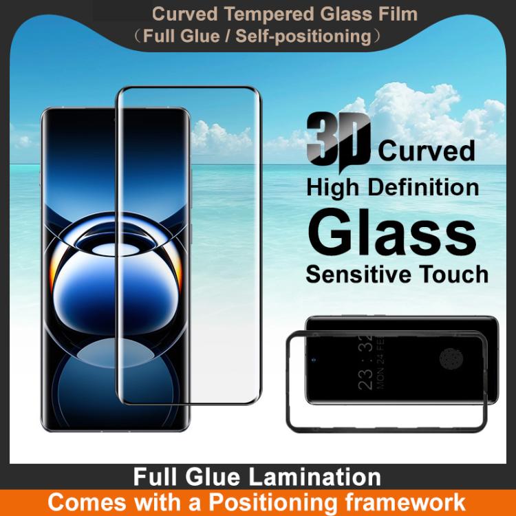 For OPPO Find X7 Ultra imak 3D Curved Tempered Glass Film, Full Glue Positioning Version