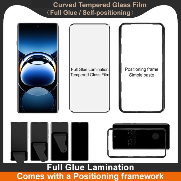 For OPPO Find X7 Ultra imak 3D Curved Tempered Glass Film, Full Glue Positioning Version