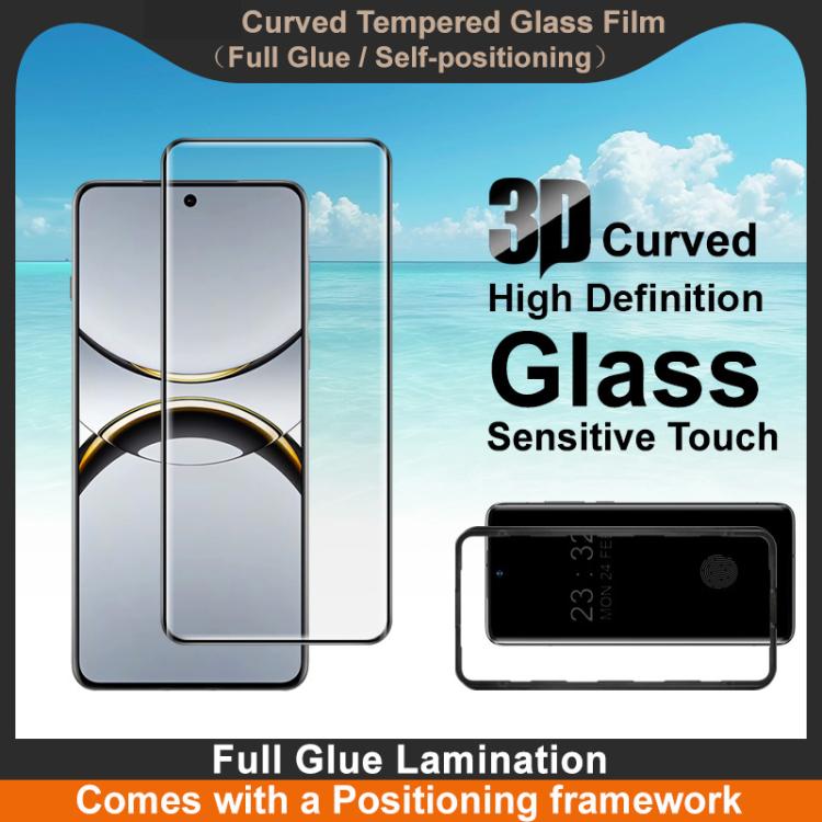 For OPPO Find X8 Pro imak 3D Curved Tempered Glass Film, Full Glue Positioning Version