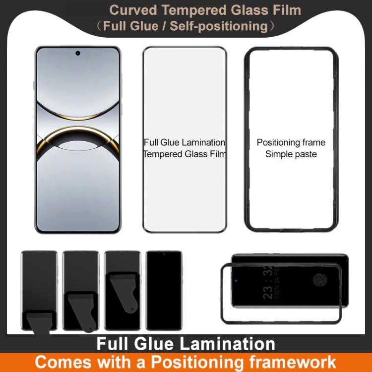 For OPPO Find X8 Pro imak 3D Curved Tempered Glass Film, Full Glue Positioning Version