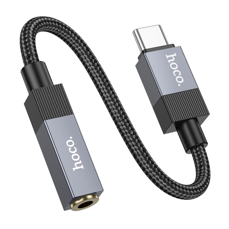 hoco UPA32C USB-C / Type-C to 3.5mm Female Clever Digital Audio Converter, Length:15cm