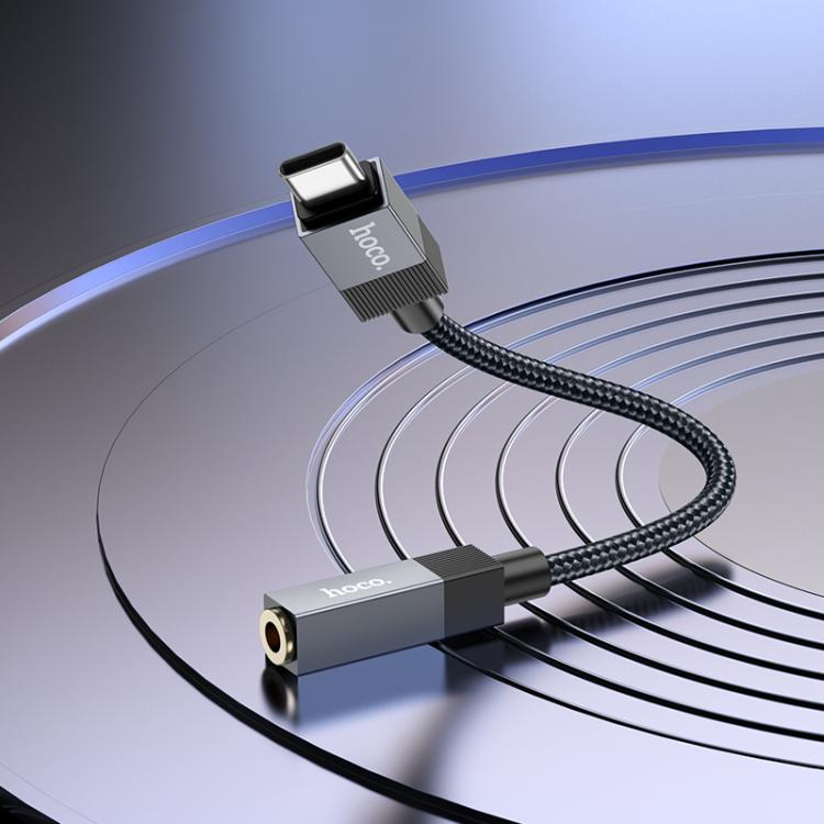 hoco UPA32C USB-C / Type-C to 3.5mm Female Clever Digital Audio Converter, Length:15cm