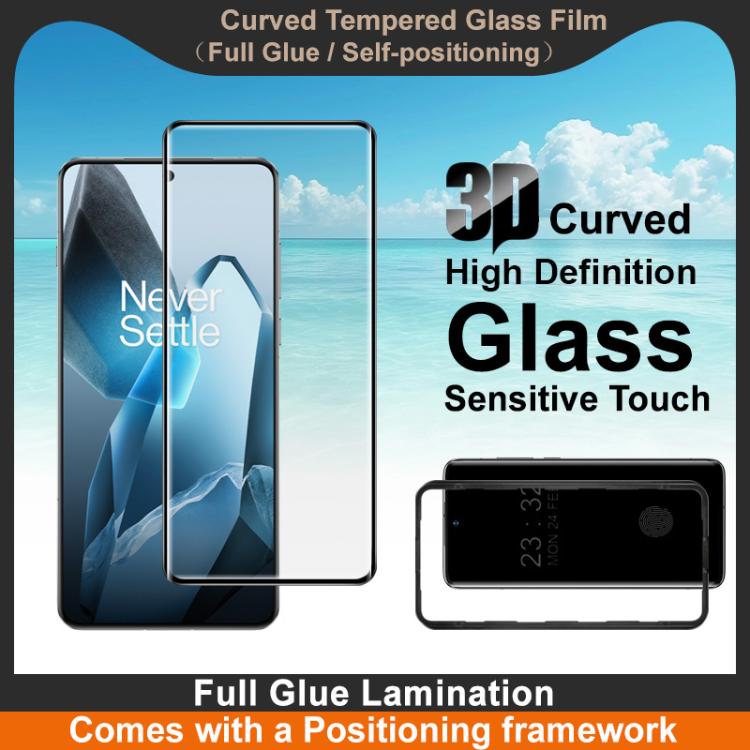 For OnePlus 13 imak 3D Curved Tempered Glass Film, Full Glue Positioning Version