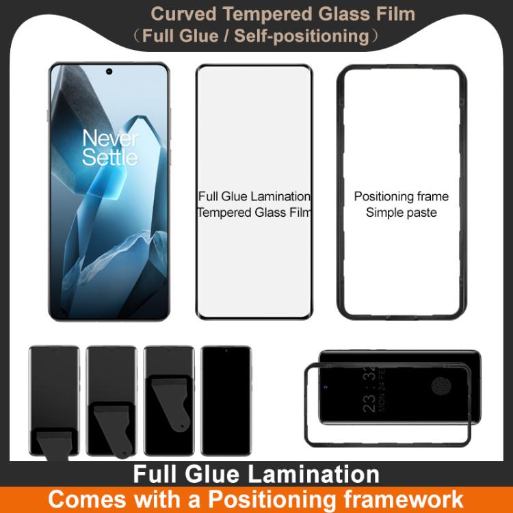 For OnePlus 13 imak 3D Curved Tempered Glass Film, Full Glue Positioning Version