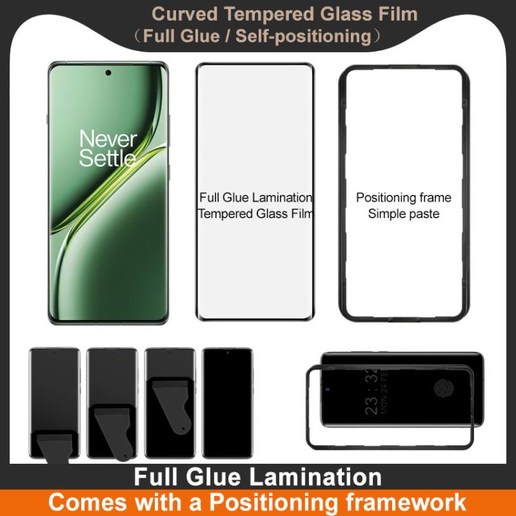 For OnePlus Ace 3 / 12R imak 3D Curved Tempered Glass Film, Full Glue Positioning Version
