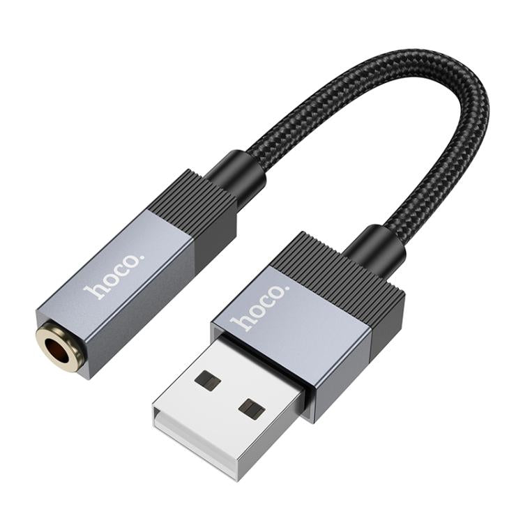 hoco UPA32D USB to 3.5mm Female Clever Audio Converter, Length:15cm