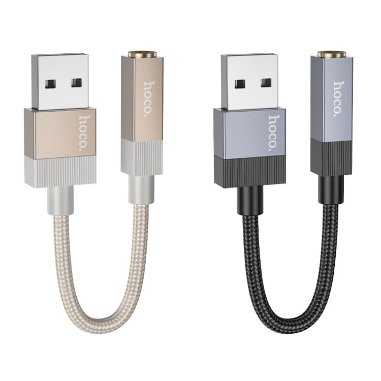 hoco UPA32D USB to 3.5mm Female Clever Audio Converter, Length:15cm