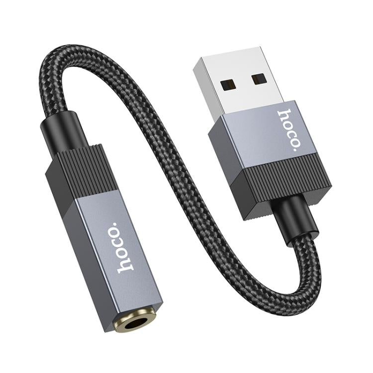hoco UPA32D USB to 3.5mm Female Clever Audio Converter, Length:15cm