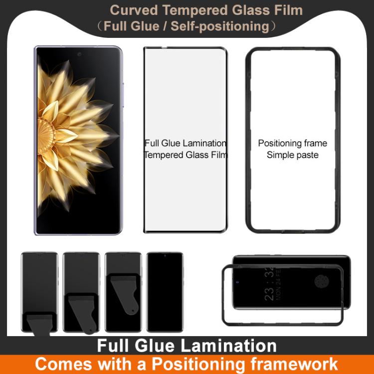 For Honor Magic V2 imak 3D Curved Tempered Glass Film, Full Glue Positioning Version