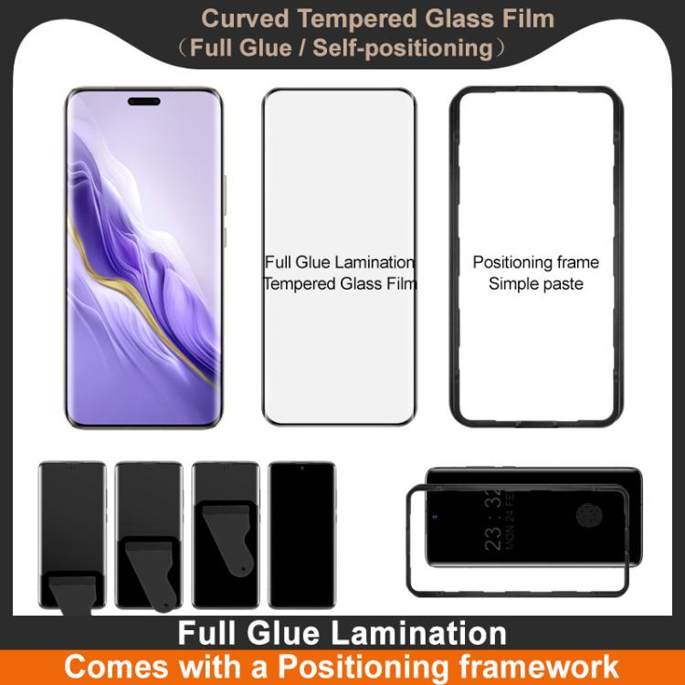 For Honor Magic6 Pro imak 3D Curved Tempered Glass Film, Full Glue Positioning Version