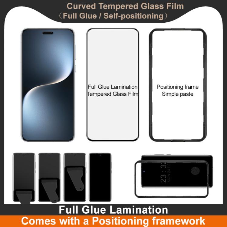 For Honor Magic7 Pro imak 3D Curved Tempered Glass Film, Full Glue Positioning Version