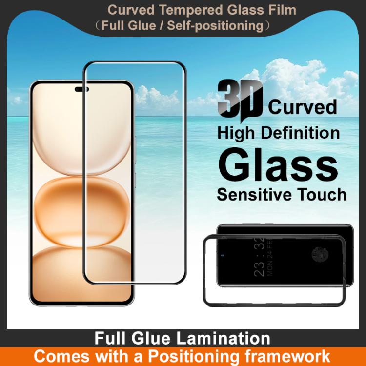 For Honor Power 5G imak 3D Curved Tempered Glass Film, Full Glue Positioning Version