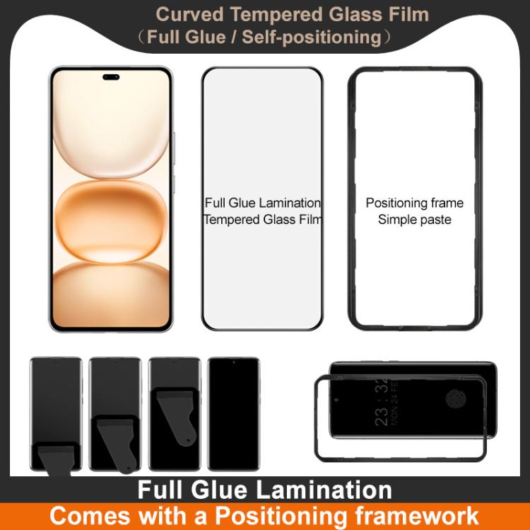 For Honor Power 5G imak 3D Curved Tempered Glass Film, Full Glue Positioning Version