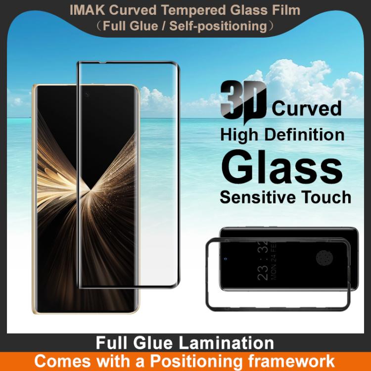 For Honor Magic V5 imak 3D Curved Tempered Glass Film, Full Glue Positioning Version