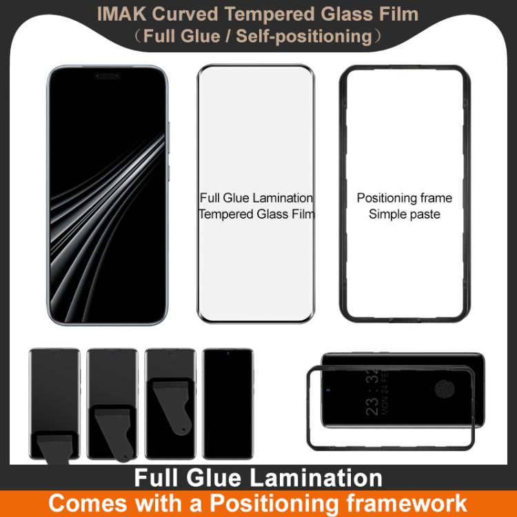 For Honor Magic8 RSR Porsche Design imak 3D Curved Tempered Glass Film, Full Glue Positioning Version