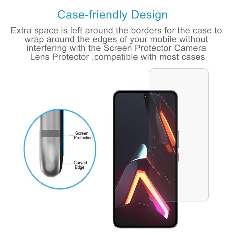 For ZTE nubia Neo 3 GT 5G 10pcs 0.26mm 9H 2.5D Tempered Glass Film