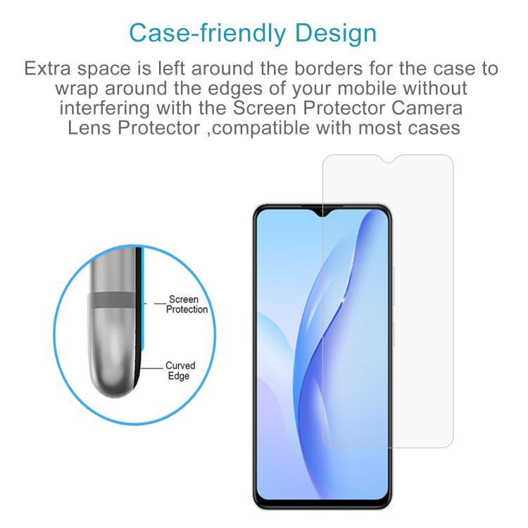 For ZTE Fresh 50 10pcs 0.26mm 9H 2.5D Tempered Glass Film