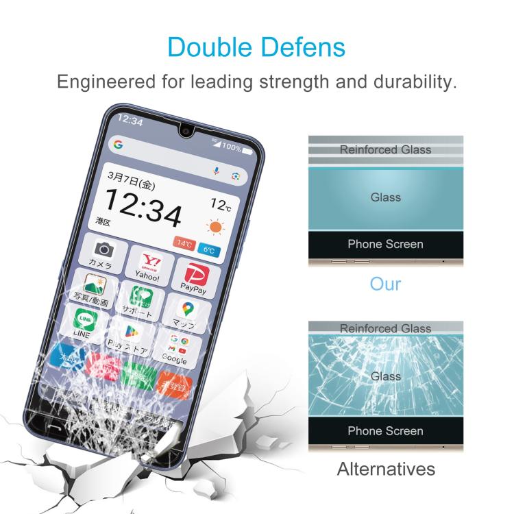 For ZTE Kantan Sumaho 4 A402ZT 10pcs 0.26mm 9H 2.5D Tempered Glass Film