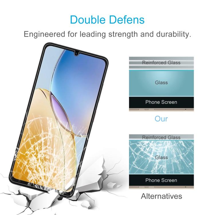 For ZTE Blade A56 4G 10pcs 0.26mm 9H 2.5D Tempered Glass Film