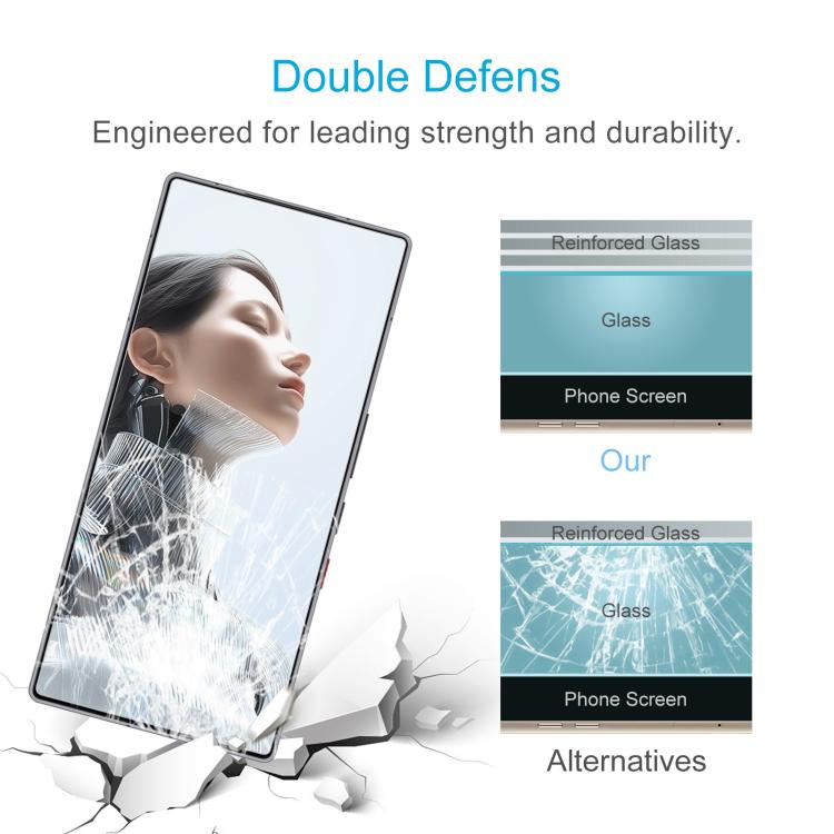For ZTE RedMagic 11 Pro 10pcs 0.26mm 9H 2.5D Tempered Glass Film
