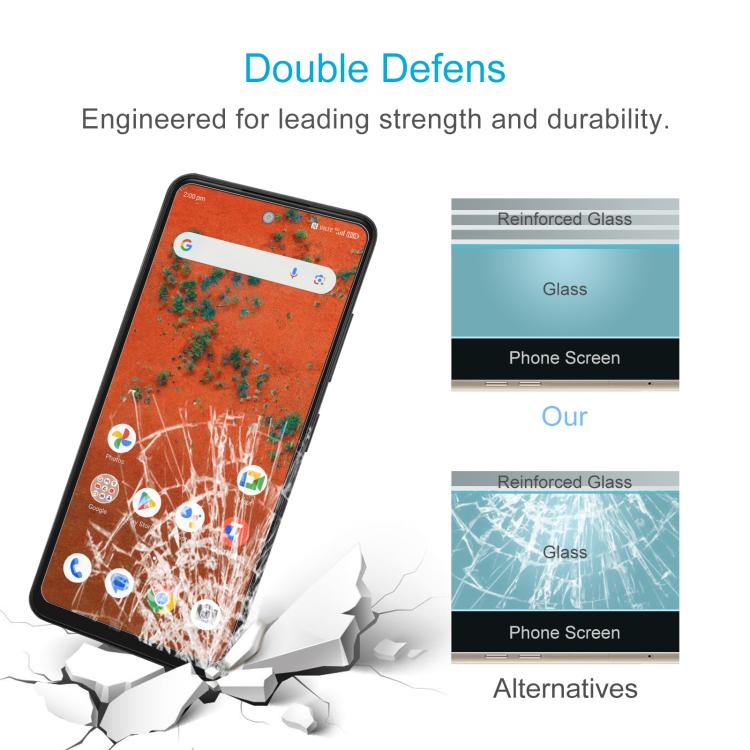 For ZTE A75 Pro / Telstra T-Elite 5G 10pcs 0.26mm 9H 2.5D Tempered Glass Film