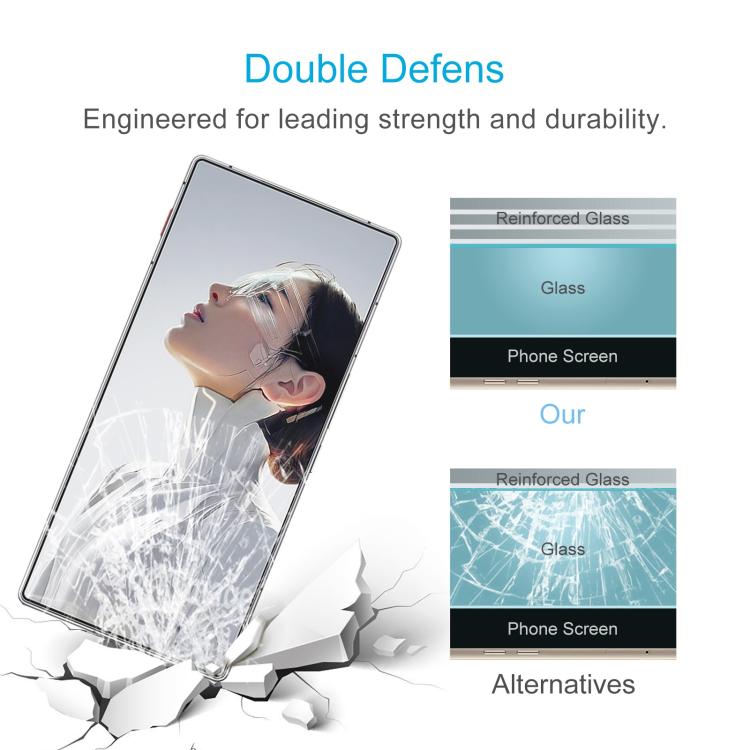For ZTE nubia RedMagic 11 Air 10pcs 0.26mm 9H 2.5D Tempered Glass Film
