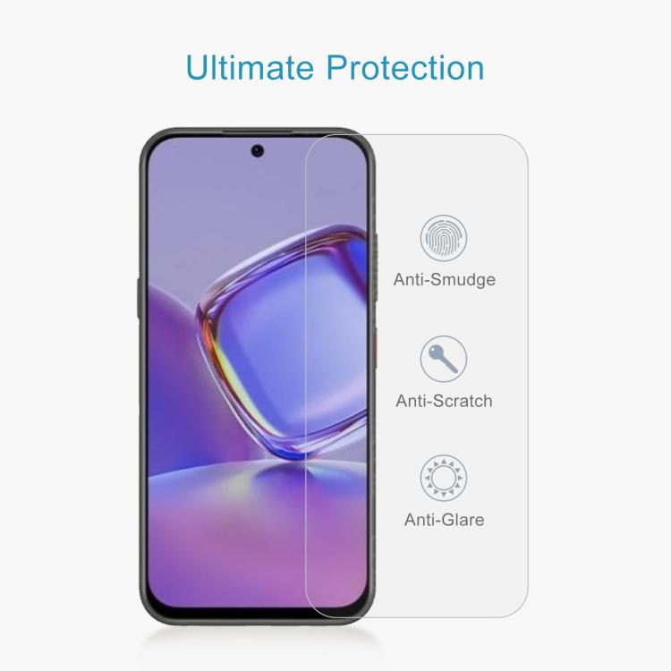 For ZTE Nubia V80 Max 10pcs 0.26mm 9H 2.5D Tempered Glass Film