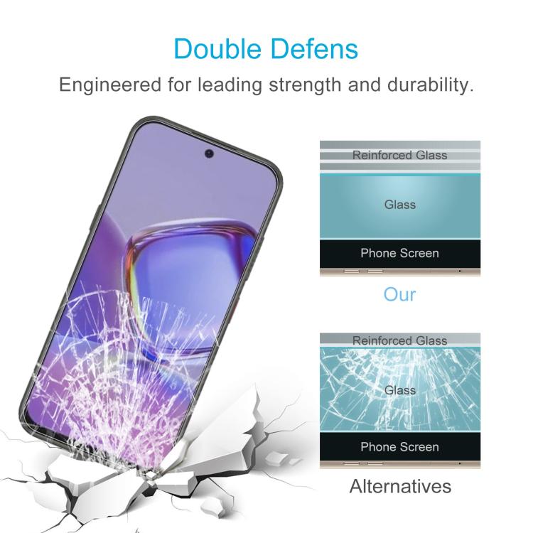 For ZTE Nubia V80 Max 10pcs 0.26mm 9H 2.5D Tempered Glass Film