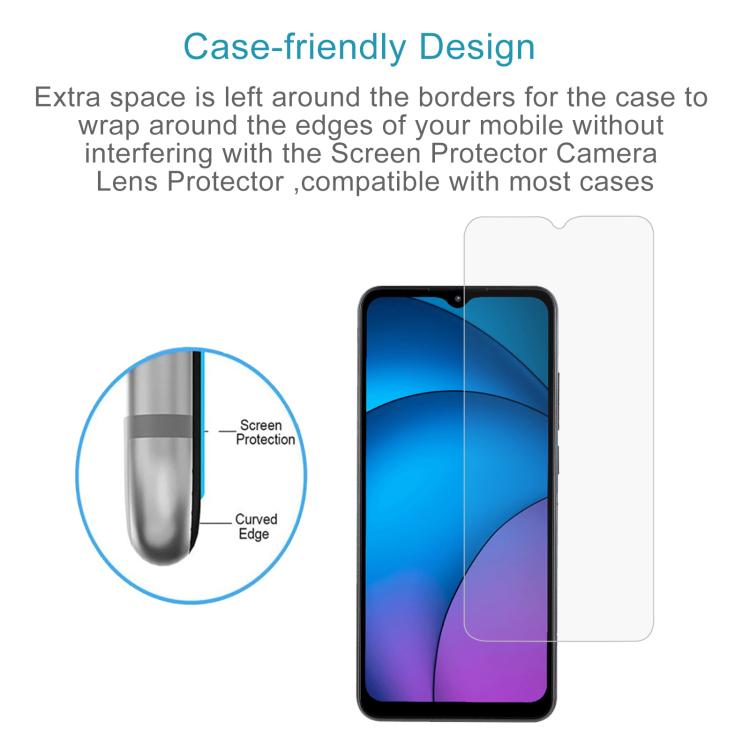 For ZTE Optus X Pro 2 5G 10pcs 0.26mm 9H 2.5D Tempered Glass Film