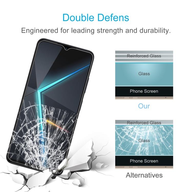 For ZTE nubia Neo 5 5G 10pcs 0.26mm 9H 2.5D Tempered Glass Film