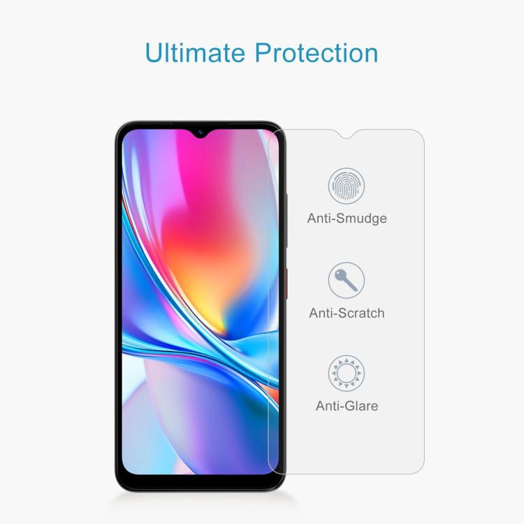 For ZTE Blade A35e 4G 50pcs 0.26mm 9H 2.5D Tempered Glass Film