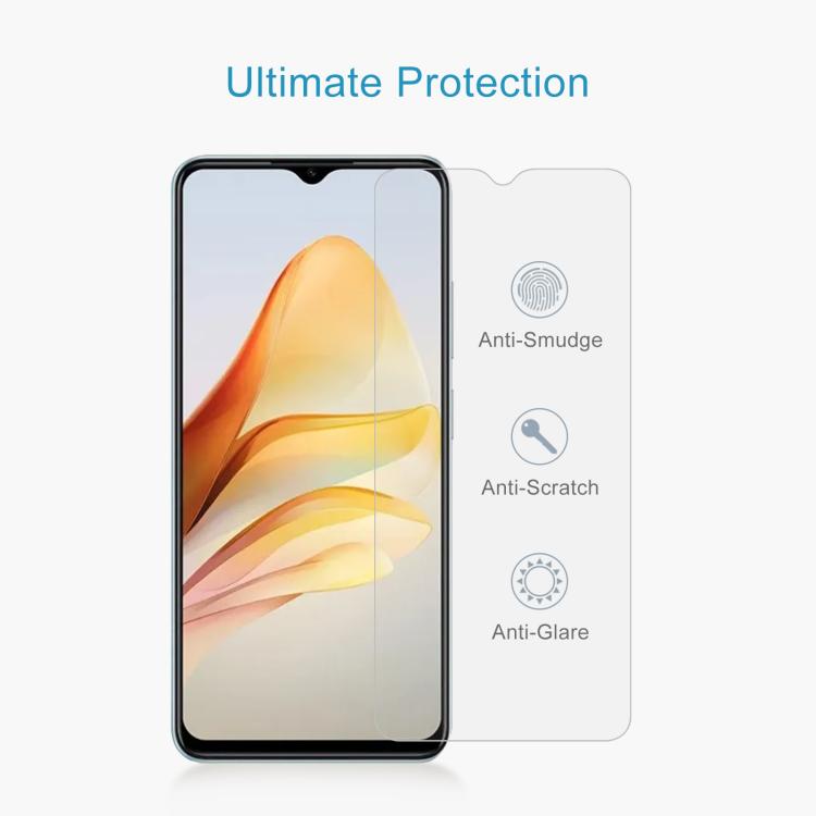 For ZTE Voyage 41 5G 50pcs 0.26mm 9H 2.5D Tempered Glass Film
