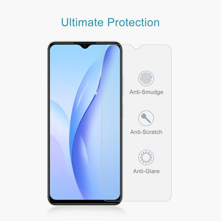 For ZTE Fresh 50 50pcs 0.26mm 9H 2.5D Tempered Glass Film