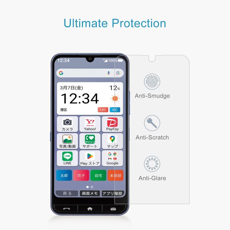 For ZTE Kantan Sumaho 4 A402ZT 50pcs 0.26mm 9H 2.5D Tempered Glass Film