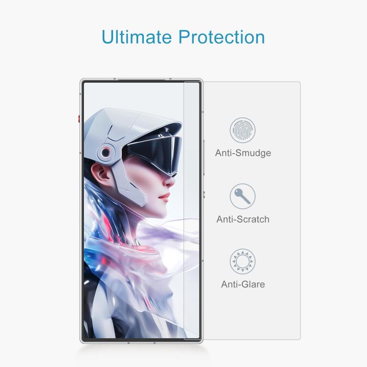 For ZTE Nubia Red Magic 10 Air 50pcs 0.26mm 9H 2.5D Tempered Glass Film