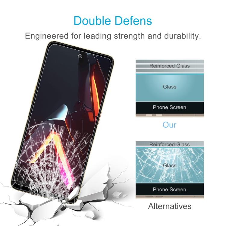 For ZTE nubia Neo 3 50pcs 0.26mm 9H 2.5D Tempered Glass Film
