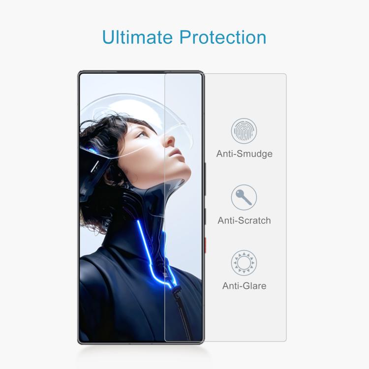 For ZTE nubia RedMagic 11 Pro+ 50pcs 0.26mm 9H 2.5D Tempered Glass Film