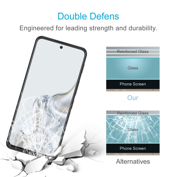 For ZTE nubia S2 Lite 50pcs 0.26mm 9H 2.5D Tempered Glass Film