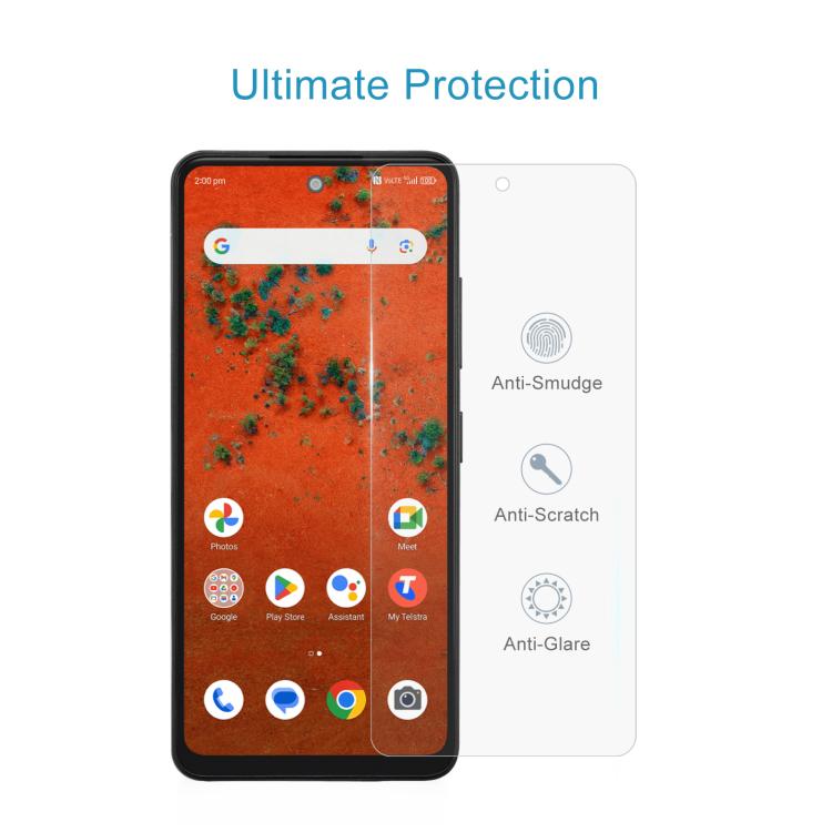 For ZTE A75 Pro / Telstra T-Elite 5G 50pcs 0.26mm 9H 2.5D Tempered Glass Film