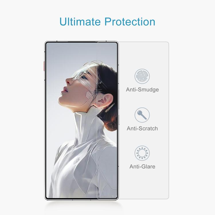 For ZTE nubia RedMagic 11 Air 50pcs 0.26mm 9H 2.5D Tempered Glass Film