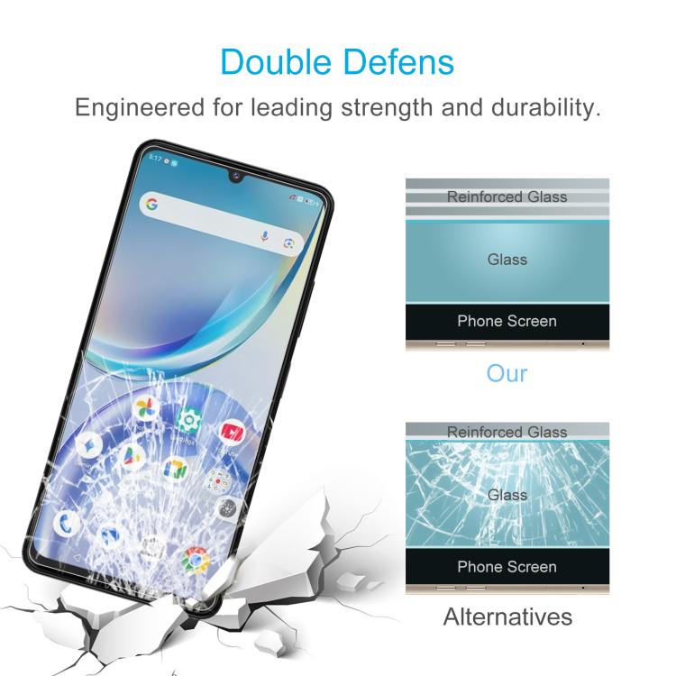 For ZTE Optus X Value 5G 50pcs 0.26mm 9H 2.5D Tempered Glass Film